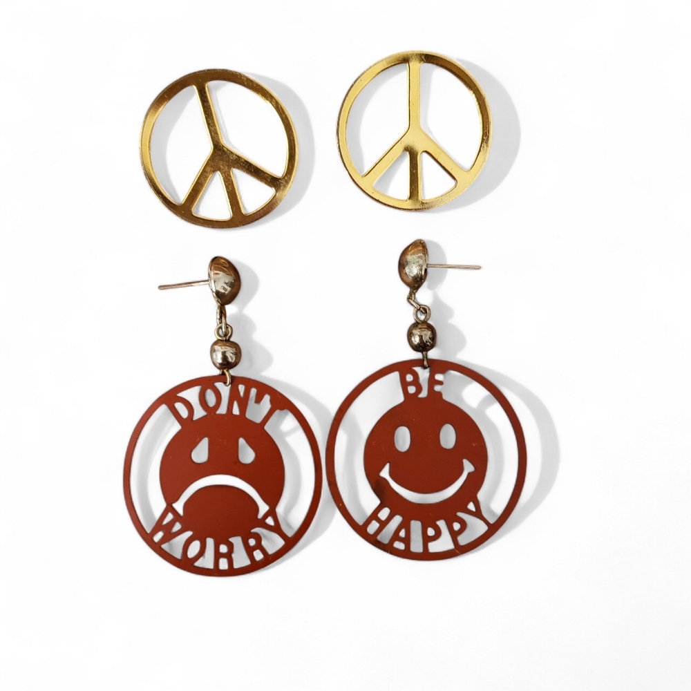 Bundle of Iconic 80s Flashback Vintage Earrings